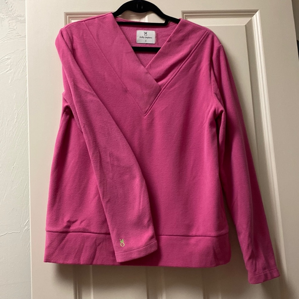 Dudley Stephens pink V neck